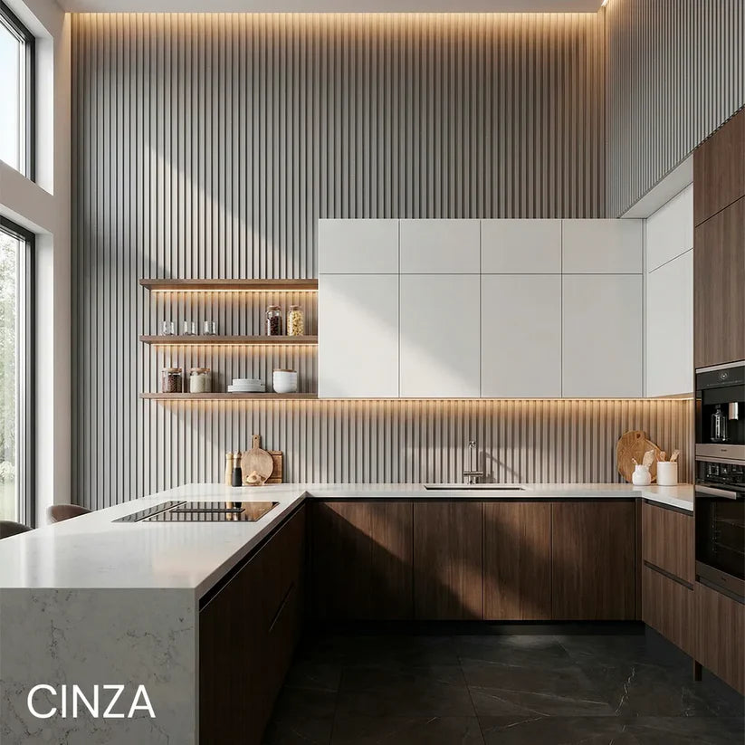 Kit Rolos de Paineis Ripados Autocolantes Practlar®